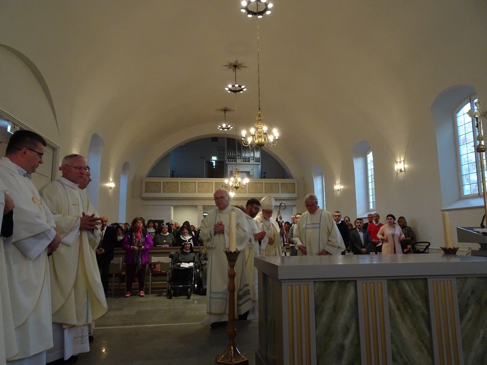 Välsignelse av katolska kyrkan i Motala, S:t Maximilians kloster 20 oktober 2019