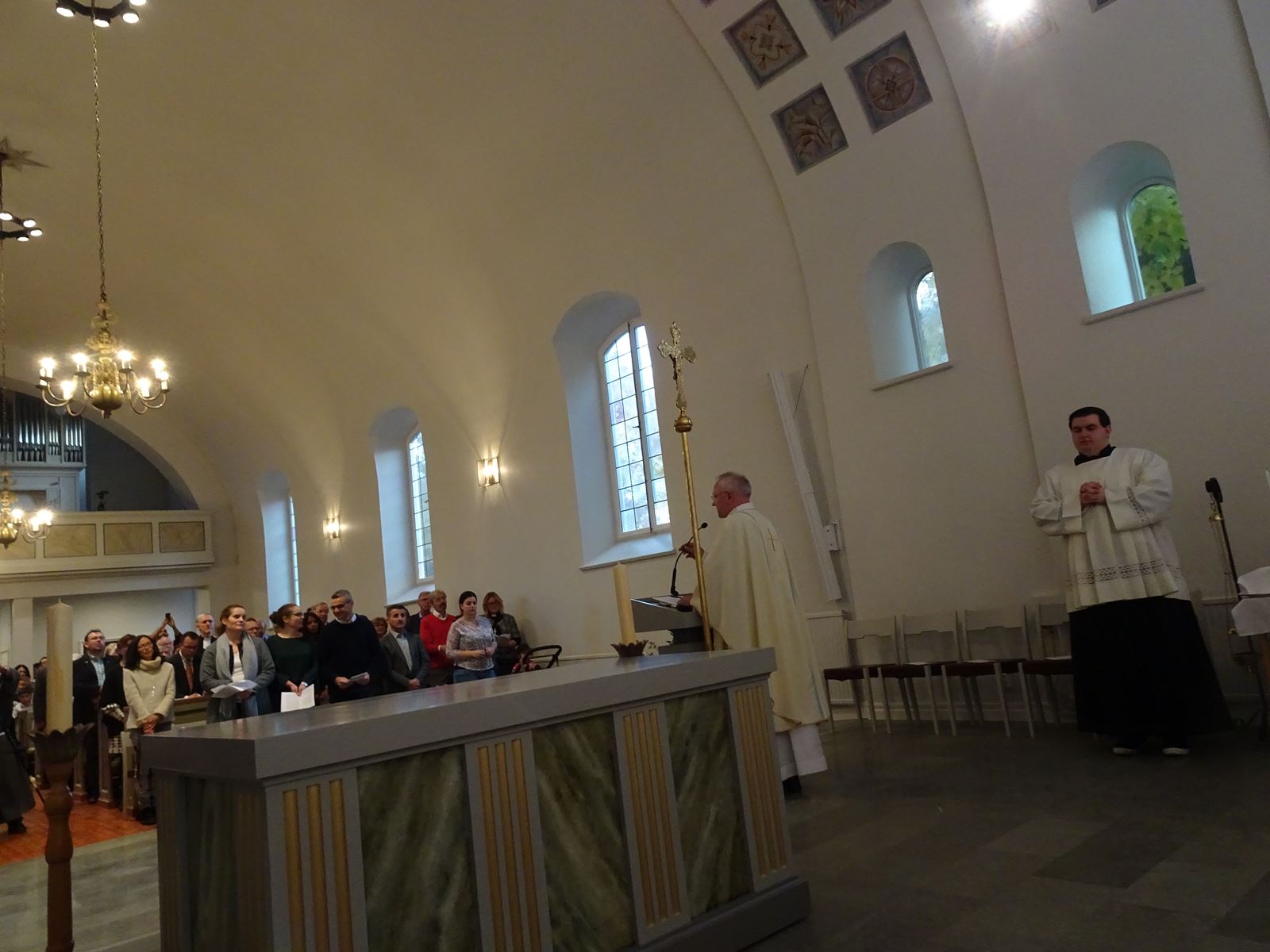 Välsignelse av katolska kyrkan i Motala, S:t Maximilians kloster 20 oktober 2019