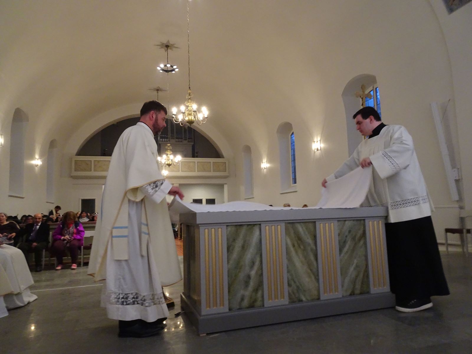 Välsignelse av katolska kyrkan i Motala, S:t Maximilians kloster 20 oktober 2019