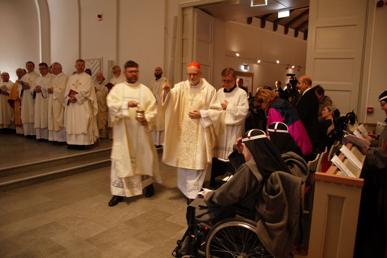 Välsignelse av katolska kyrkan i Motala, S:t Maximilians kloster 20 oktober 2019