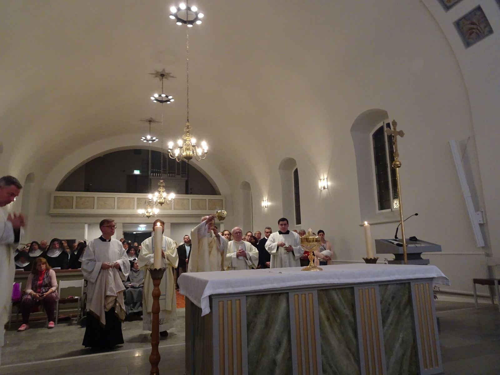 Välsignelse av katolska kyrkan i Motala, S:t Maximilians kloster 20 oktober 2019