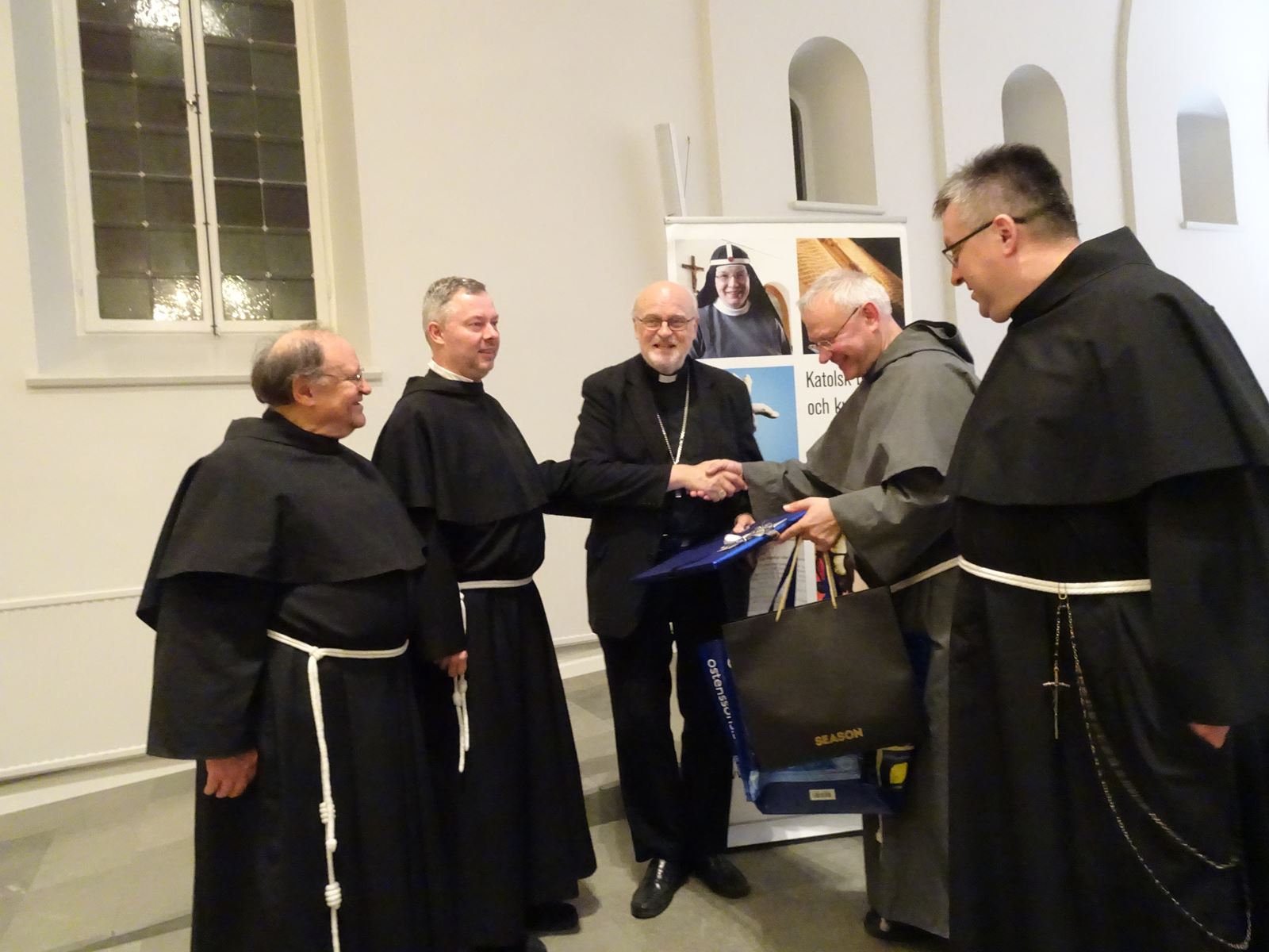 Välsignelse av katolska kyrkan i Motala, S:t Maximilians kloster 20 oktober 2019