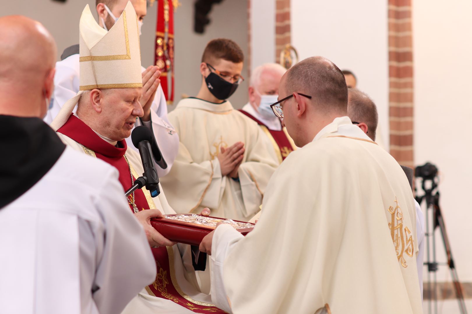 Vigningens sakrament för diakoner och präster hos Gråbröderna den 22 maj 2021, i Gdańsk, Polen. Foto: Gråbröderna