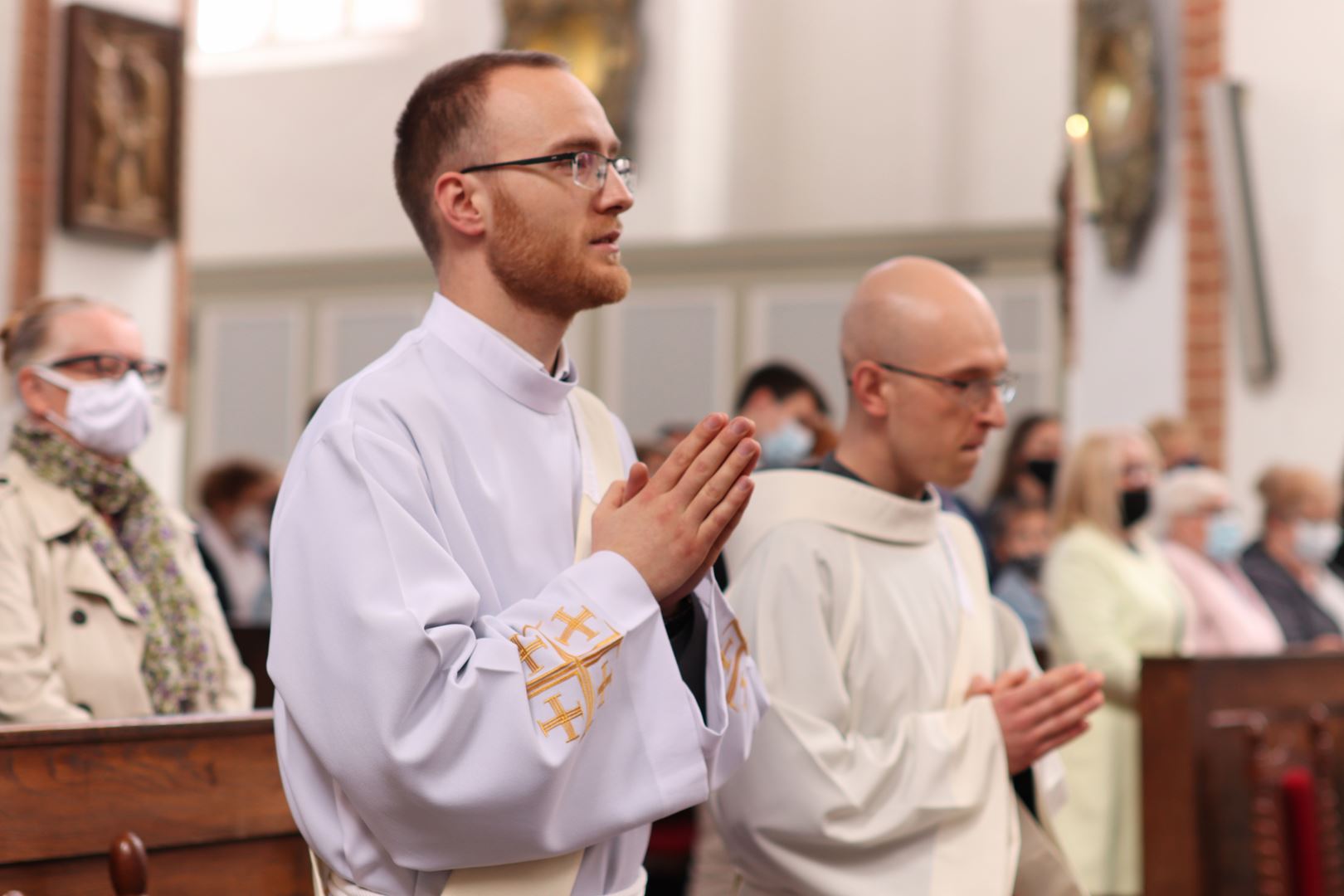 Vigningens sakrament för diakoner och präster hos Gråbröderna den 22 maj 2021, i Gdańsk, Polen. Foto: Gråbröderna