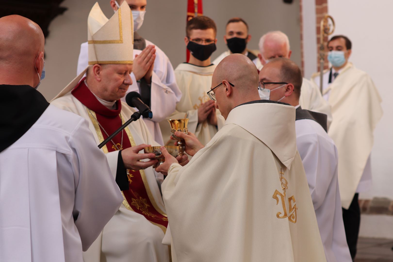 Vigningens sakrament för diakoner och präster hos Gråbröderna den 22 maj 2021, i Gdańsk, Polen. Foto: Gråbröderna