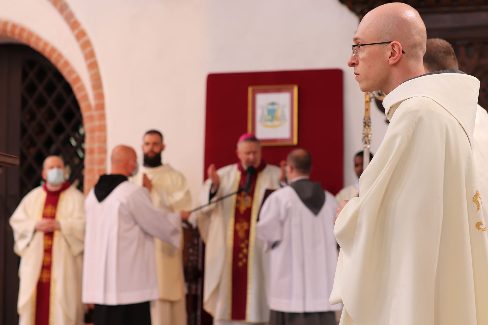 Vigningens sakrament för diakoner och präster hos Gråbröderna den 22 maj 2021, i Gdańsk, Polen. Foto: Gråbröderna