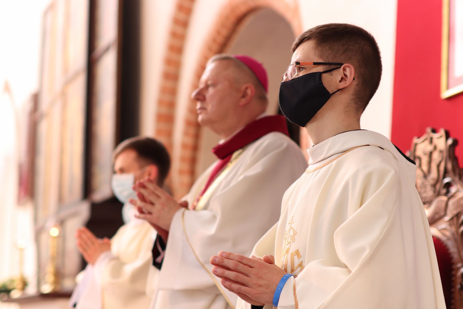 Vigningens sakrament för diakoner och präster hos Gråbröderna den 22 maj 2021, i Gdańsk, Polen. Foto: Gråbröderna