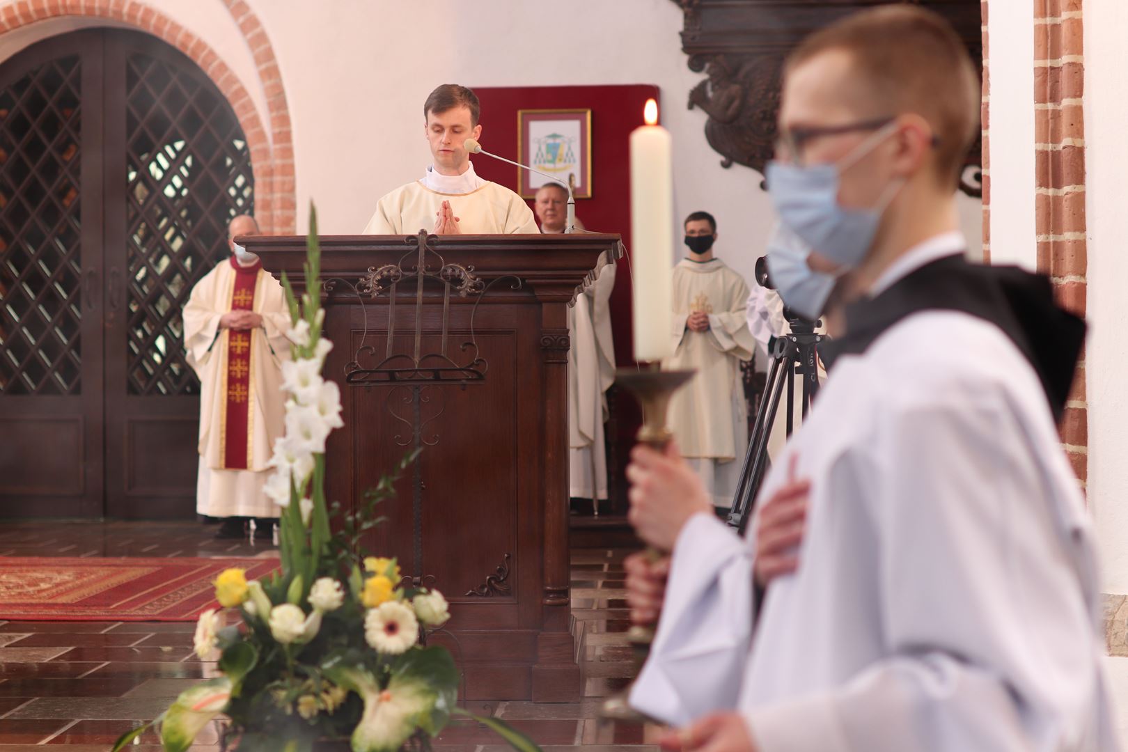 Vigningens sakrament för diakoner och präster hos Gråbröderna den 22 maj 2021, i Gdańsk, Polen. Foto: Gråbröderna