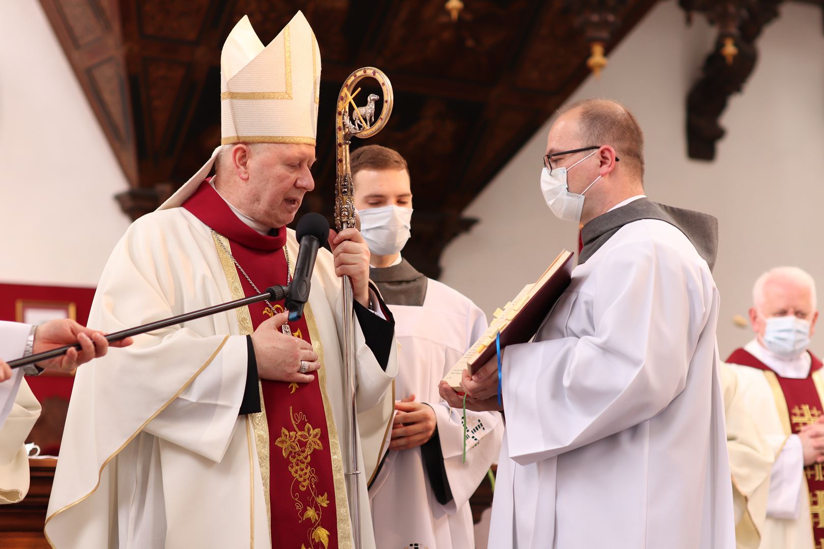 Vigningens sakrament för diakoner och präster hos Gråbröderna den 22 maj 2021, i Gdańsk, Polen. Foto: Gråbröderna