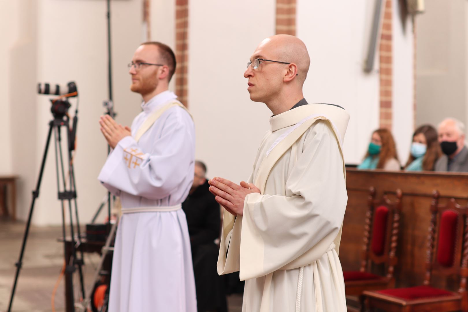 Vigningens sakrament för diakoner och präster hos Gråbröderna den 22 maj 2021, i Gdańsk, Polen. Foto: Gråbröderna