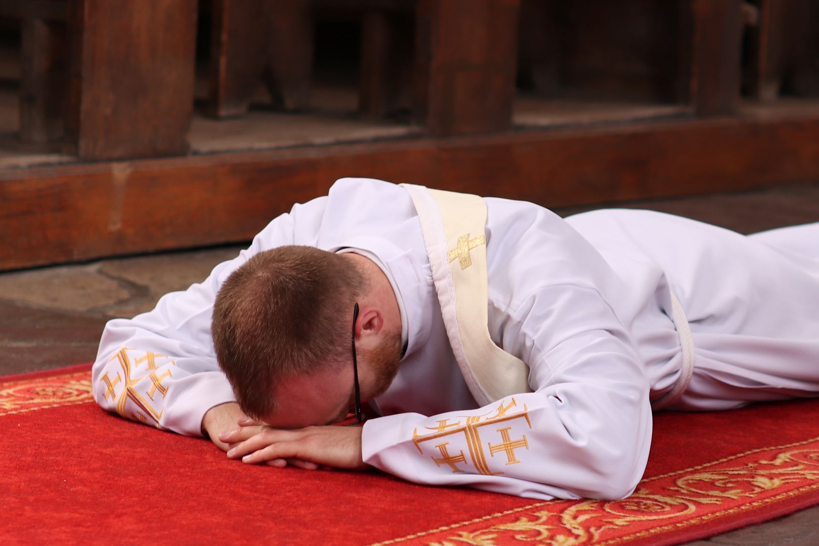 Vigningens sakrament för diakoner och präster hos Gråbröderna den 22 maj 2021, i Gdańsk, Polen. Foto: Gråbröderna