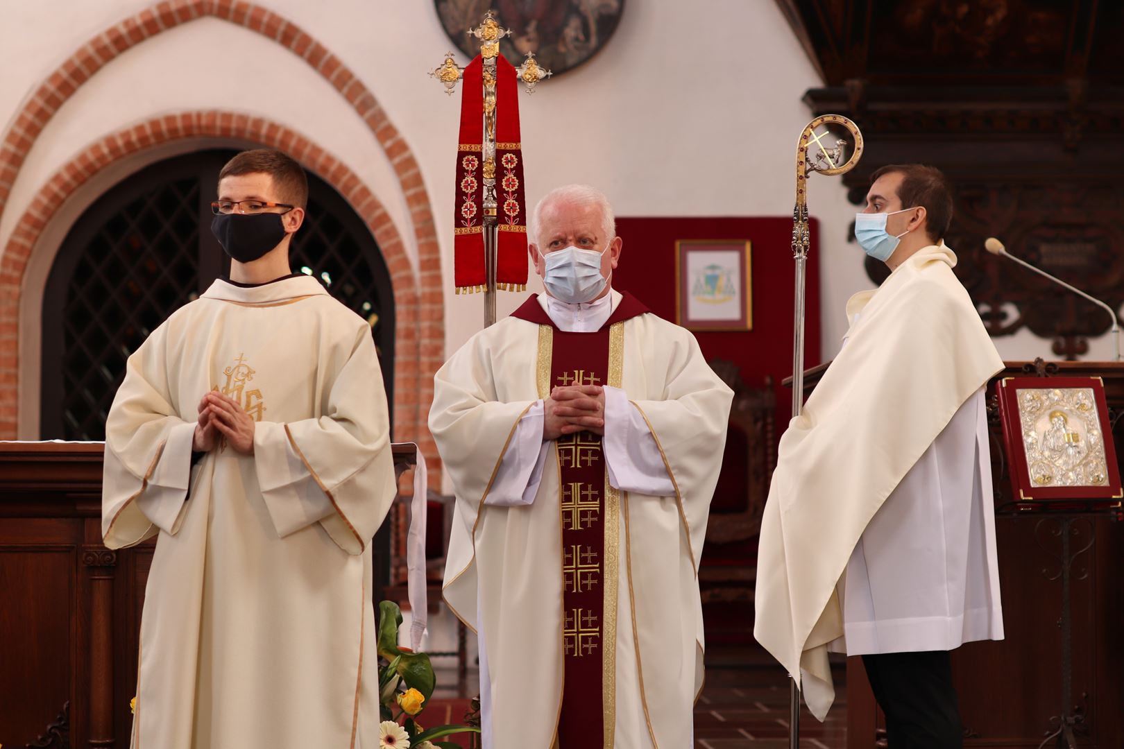 Vigningens sakrament för diakoner och präster hos Gråbröderna den 22 maj 2021, i Gdańsk, Polen. Foto: Gråbröderna