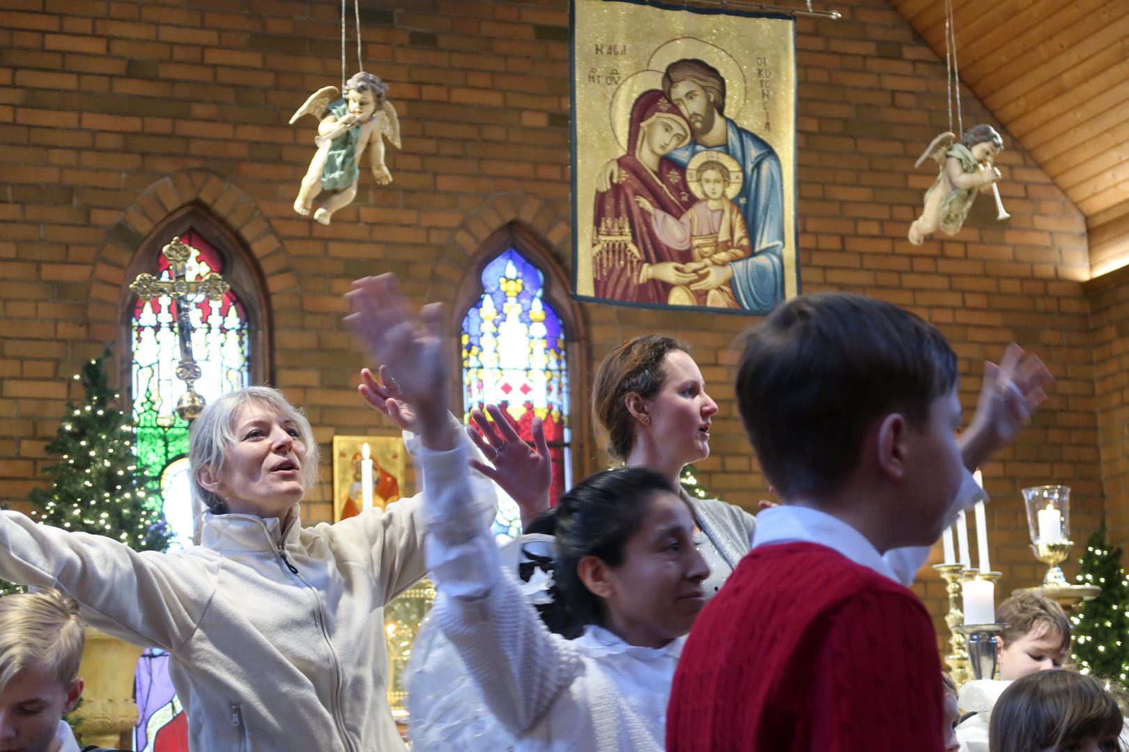 Julsånger på olika språk i St Franciskus, Jönköping 7 januari 2023