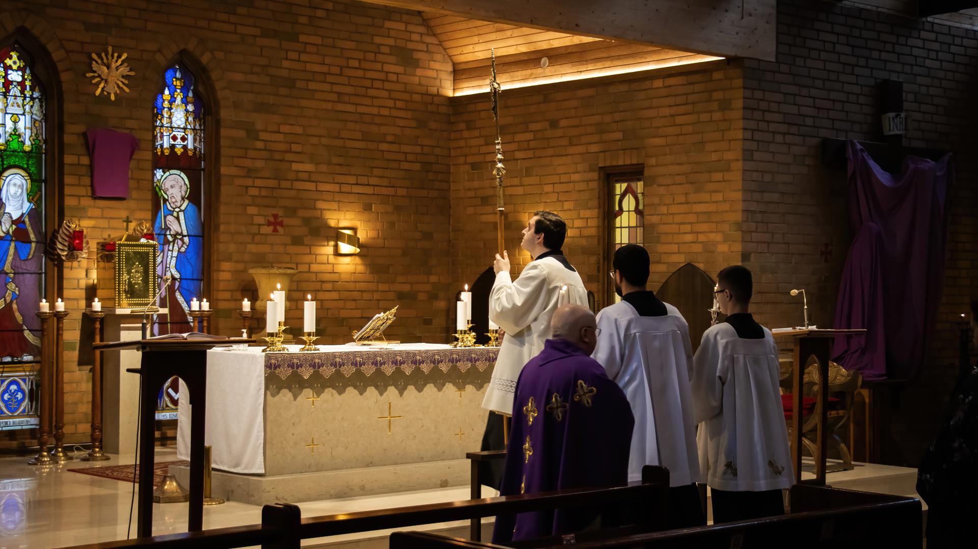 Upptagning i Katolska Kyrkan fulla gemenskap, Jönköping den 16 mars 2025, Foto: Mateusz Opila