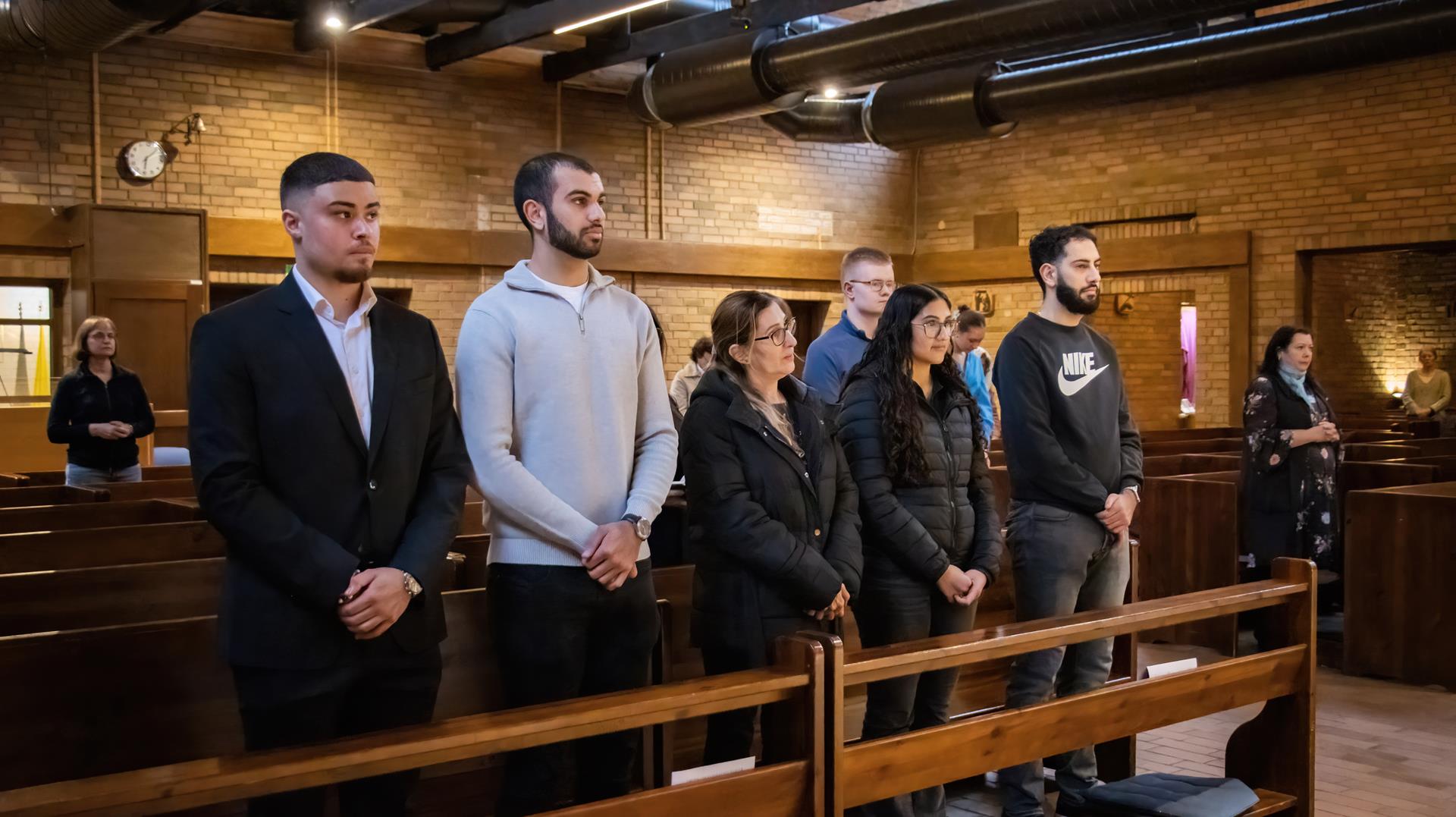 Upptagning i Katolska Kyrkan fulla gemenskap, Jönköping den 16 mars 2025, Foto: Mateusz Opila