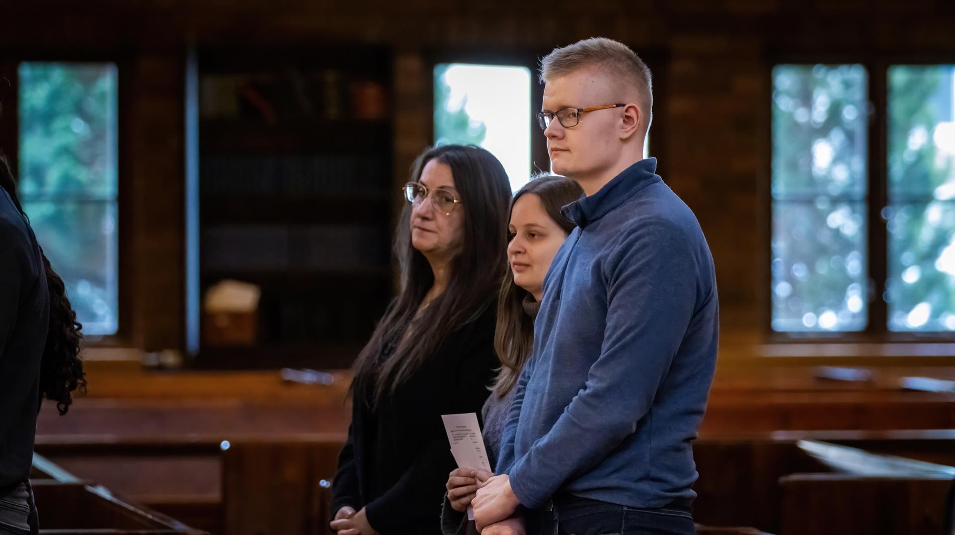 Upptagning i Katolska Kyrkan fulla gemenskap, Jönköping den 16 mars 2025, Foto: Mateusz Opila