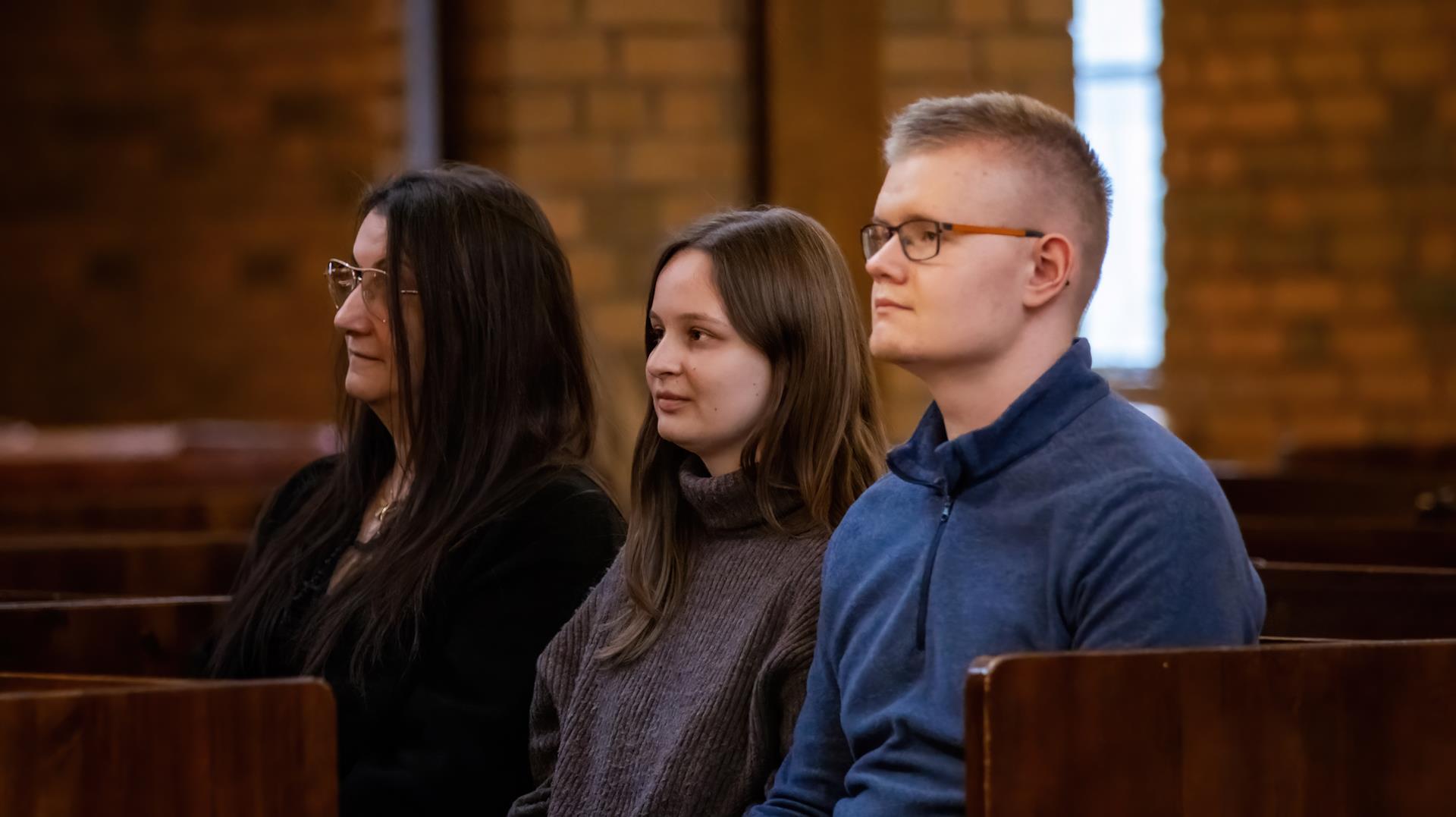 Upptagning i Katolska Kyrkan fulla gemenskap, Jönköping den 16 mars 2025, Foto: Mateusz Opila