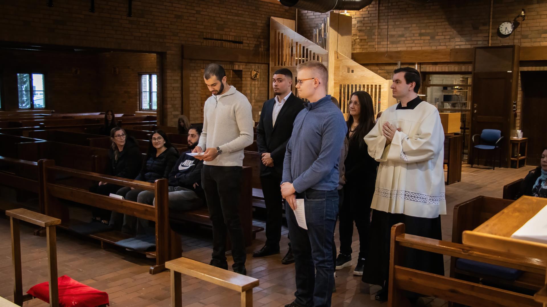 Upptagning i Katolska Kyrkan fulla gemenskap, Jönköping den 16 mars 2025, Foto: Mateusz Opila