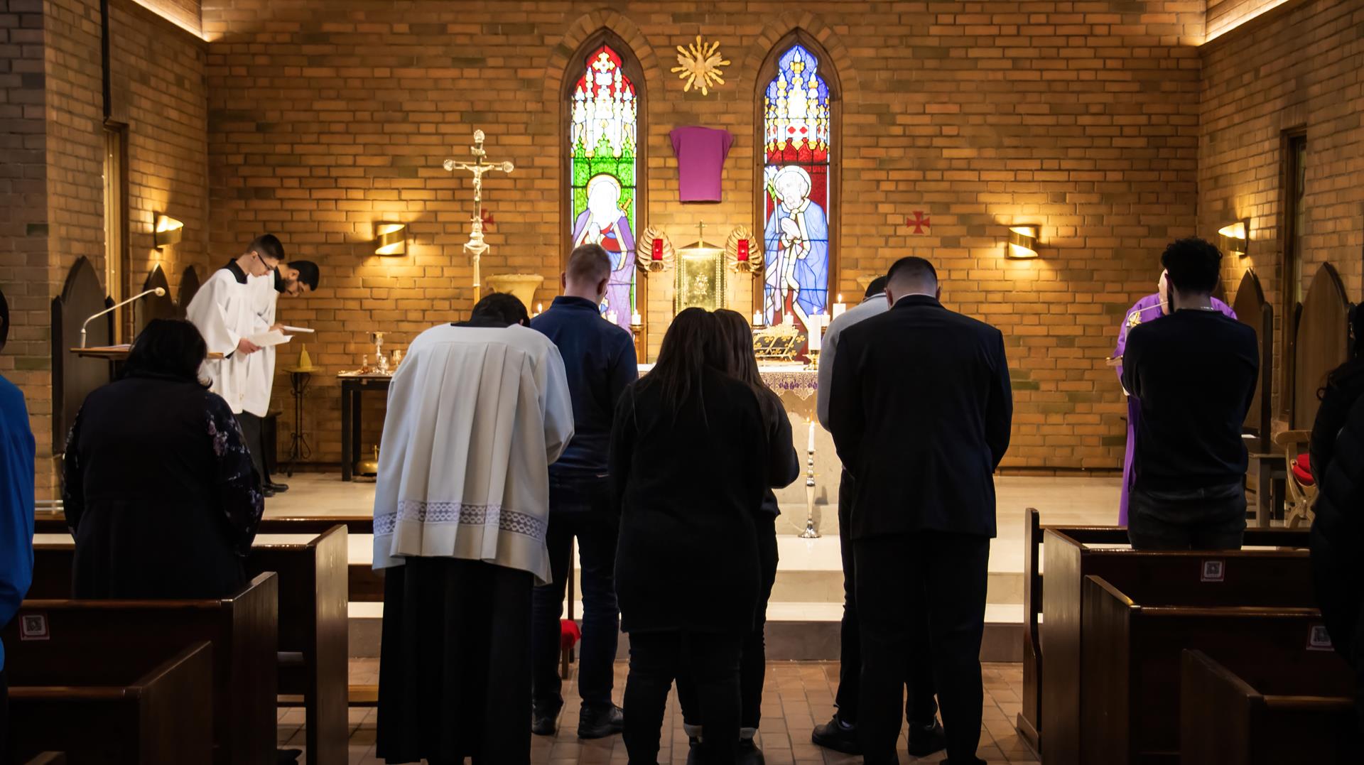 Upptagning i Katolska Kyrkan fulla gemenskap, Jönköping den 16 mars 2025, Foto: Mateusz Opila