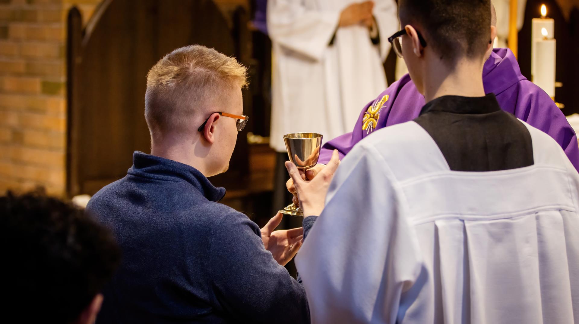 Upptagning i Katolska Kyrkan fulla gemenskap, Jönköping den 16 mars 2025, Foto: Mateusz Opila