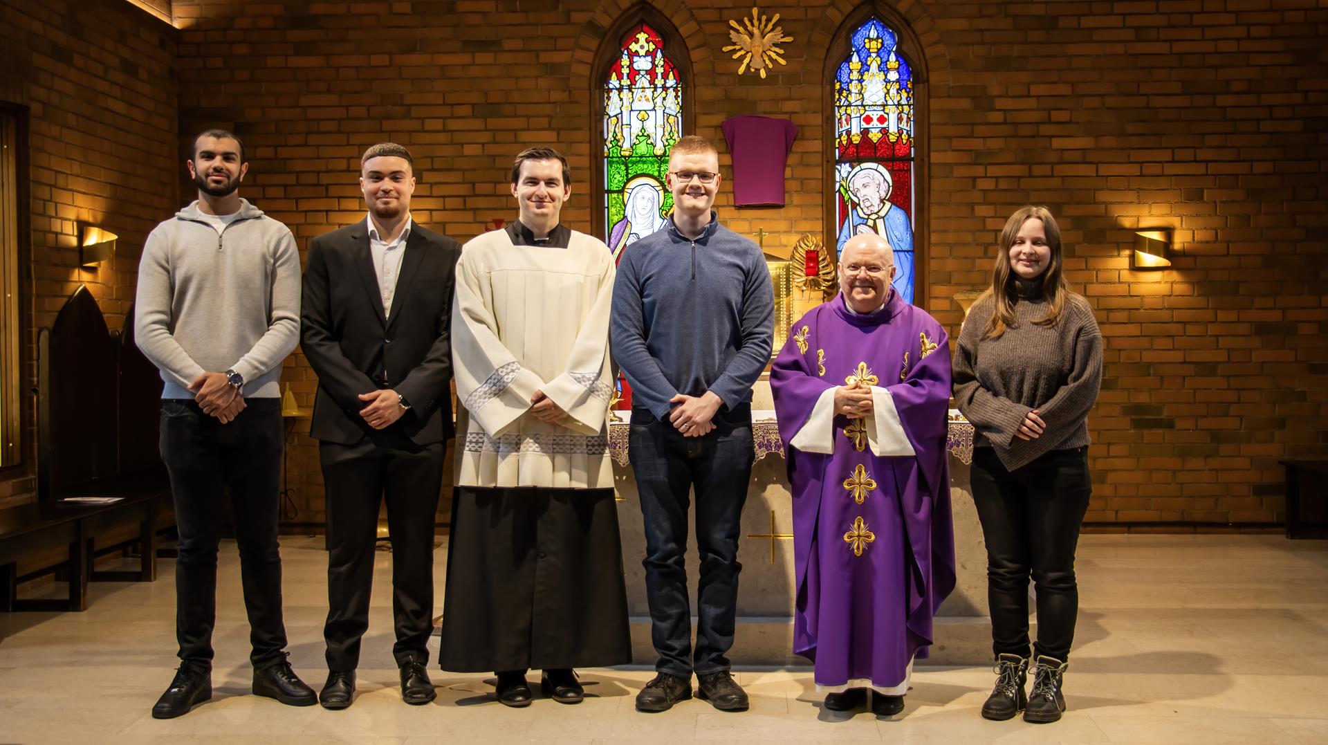 Upptagning i Katolska Kyrkan fulla gemenskap, Jönköping den 16 mars 2025, Foto: Mateusz Opila
