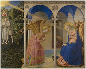 Bebådelsen till Maria av Fra Angelico