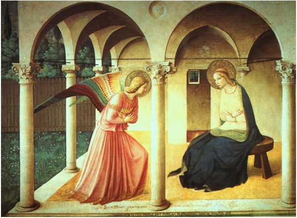 Fra Angelico (1287 - 1355), Bebådelsen