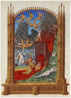 Bild av skärselden i miniatyrsamlingen Les Très Riches Heures du duc de Berry
