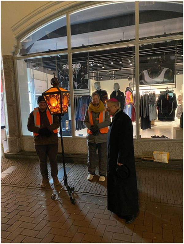 Biskop Hendriks under "Stille Omgang" i Amsterdam