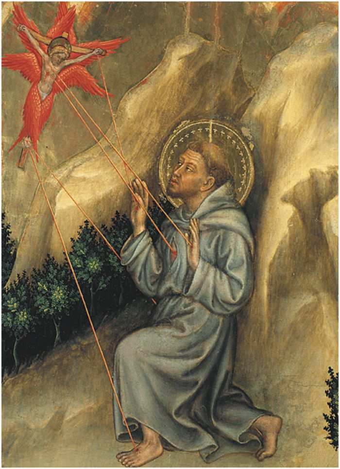 Den Helige Franciskus av Assisi Stigmatisering