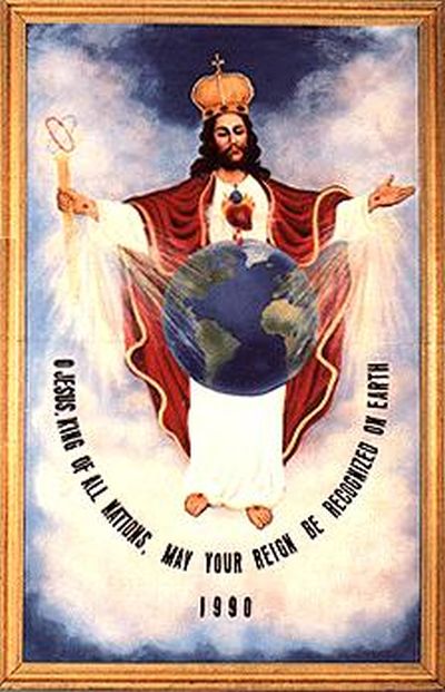 Nådebilden: Jesus Konung över alla länder