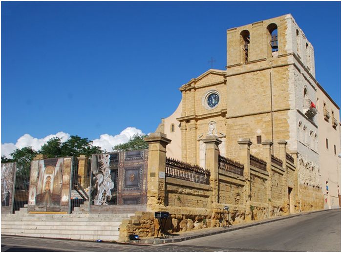 Katedralen San Geraldo i Agrigento, Sicilien.