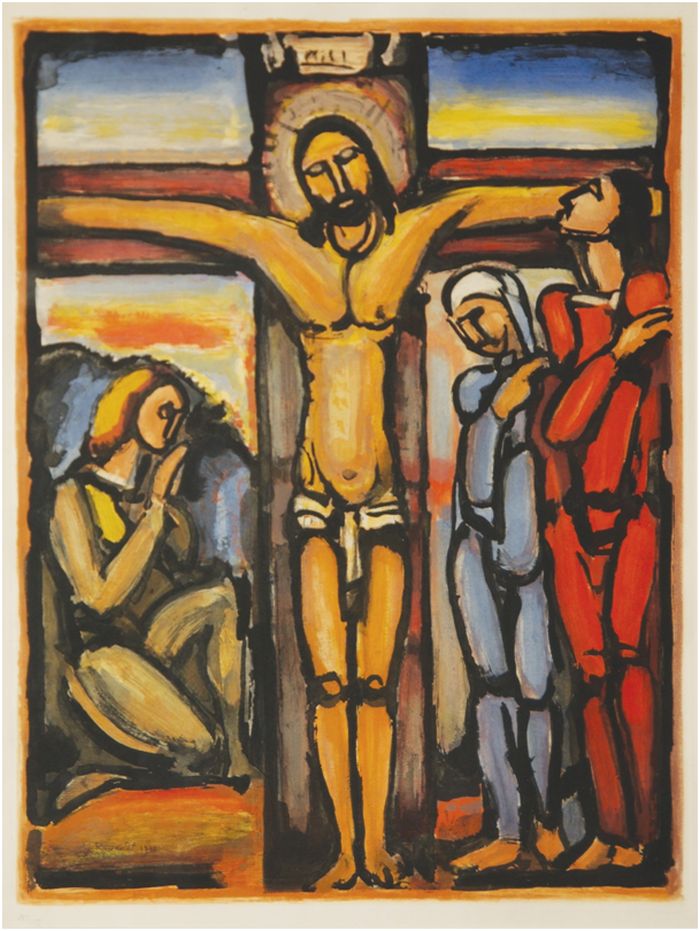 Kristus på korset, Georges Rouault (1871-1956)