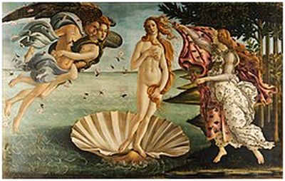 Venus födelse, Sandro Botticelli