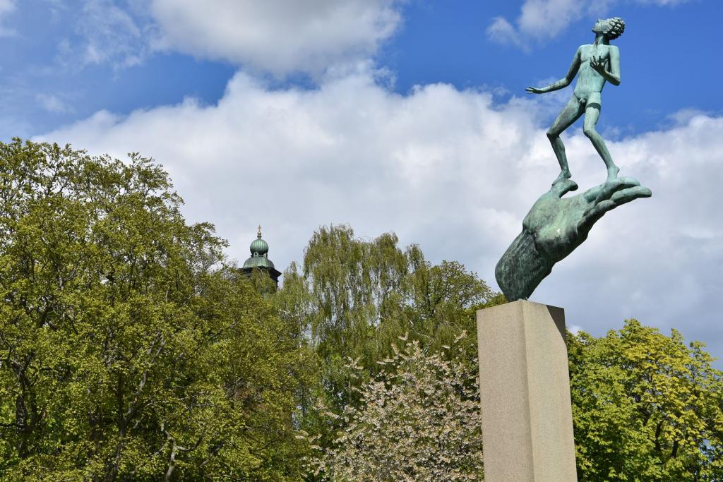 Vackra Skandinavien, Eskilstuna och Gripsholm i april 2020, Foto: Broder Kssael