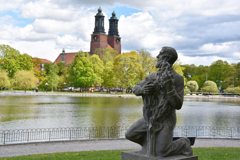 Vackra Skandinavien, Eskilstuna och Gripsholm i april 2020, Foto: Broder Kssael