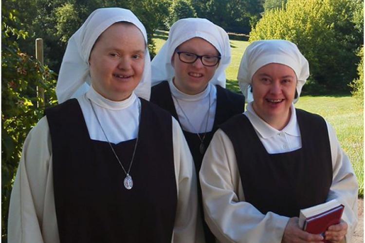 Sister Marie-Ange, Sister Camille and Sister Géraldine