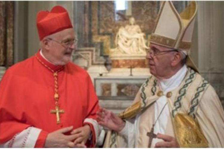 Kardinal Anders Arborelius och påven Franciskus