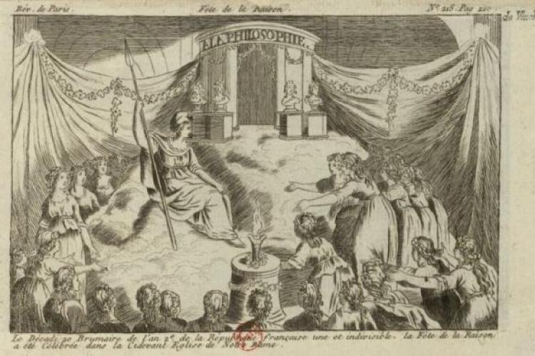 The Cult of Reason i Notre Dame de Paris