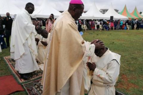 Vigningens sakrament för präster hos Gråbröderna i Kenya 2022