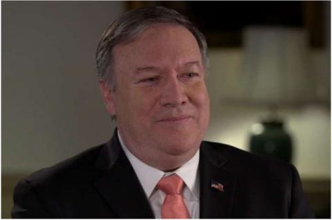 USA:s utrikesminister Mike Pompeo under en intervju med EWTN ProLife Weekly