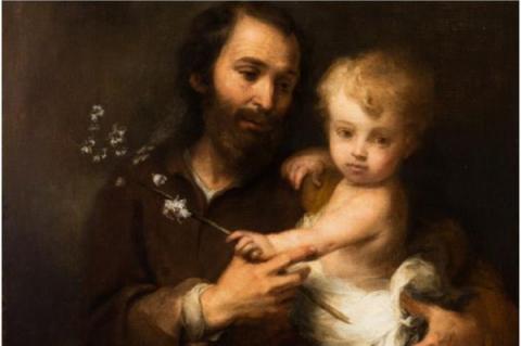 "St. Joseph and the Christ Child", ca 1670-75