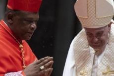 Arkivbild – Kardinal Ambongo och påven Franciskus